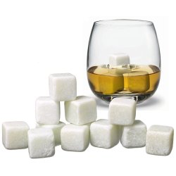 Set x18 Hielo de Roca Piedras térmicas para el Verdadero Whisky en las rocas