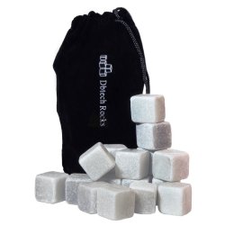 Set x18 Hielo de Roca Piedras térmicas para el Verdadero Whisky en las rocas