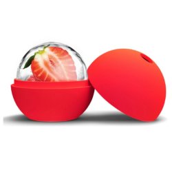 Hielo en bolas, molde de silicona para hacer esferas de hielo 2.5"