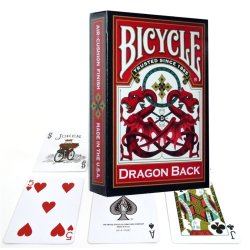 Juego de Cartas Dragon Back Red Cards Baraja Pocker importadas