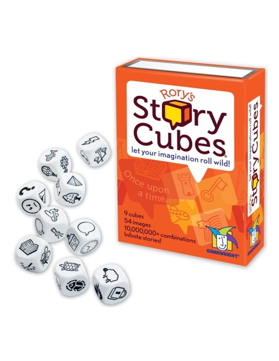 Rory's Story Cubes Actions Cubos para crear cuentos o Historias Azul