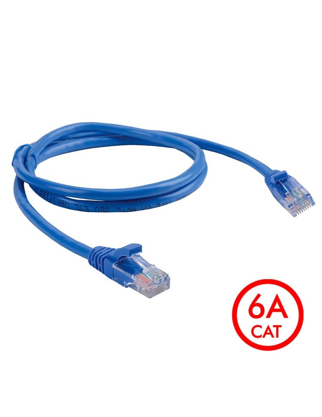 Patch Cord Cat 6A U/UTP Powest 3ft (1m) Azul