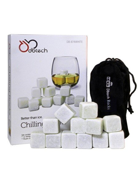 Set x12 Hielo de Roca Piedras térmicas para el Verdadero Whisky en las rocas Set x12 Hielo de Roca Piedras térmicas para el Verdadero Whisky en las rocas