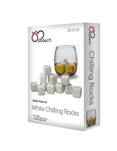 Set x12 Hielo de Roca Piedras térmicas para el Verdadero Whisky en las rocas