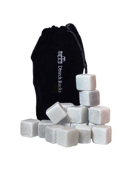 Set x18 Hielo de Roca Piedras térmicas para el Verdadero Whisky en las rocas