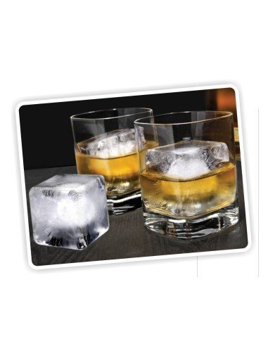 Molde para Cubos Gigantes de Hielo 6 cubos de 5cm King Cube Ice