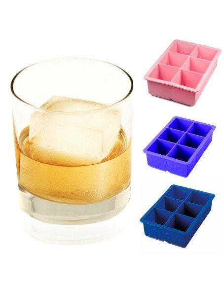 Molde para Cubos Gigantes de Hielo 6 cubos de 5cm King Cube Ice