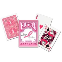 Juego de Cartas Bicycle Breast Cancer Research Foundation Playing Cards Baraja Pocker Original importadas 