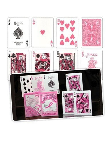 Juego de Cartas Bicycle Breast Cancer Research Foundation Playing Cards Baraja Pocker Original importadas 