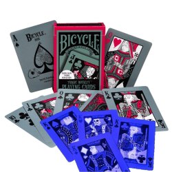 Juego de Cartas UV Glow Bicycle Tragic Royalty Playing Cards Brilla con la luz UV Pocker Realeza trágica 