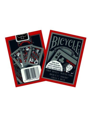 Juego de Cartas UV Glow Bicycle Tragic Royalty Playing Cards Brilla con la luz UV Pocker Realeza trágica 