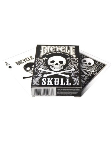Juego de Cartas Bicycle Skull Playing Card diseño calavera Baraja Naipe Pocker importadas