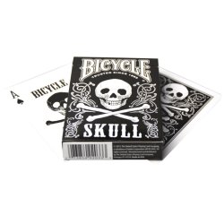 Juego de Cartas Bicycle Skull Playing Card diseño calavera Baraja Naipe Pocker importadas