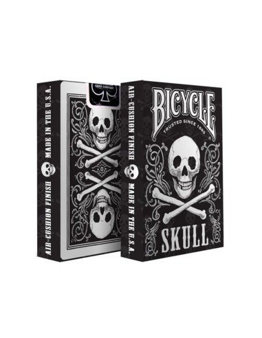 Juego de Cartas Bicycle Skull Playing Card diseño calavera Baraja Naipe Pocker importadas