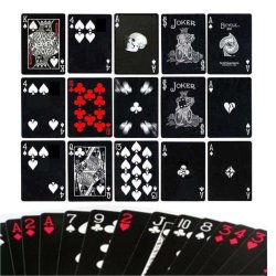 Juego de Cartas Bicycle Black Tiger by Ellusionist Playing Card Tigre Negro Baraja Naipe Pocker 