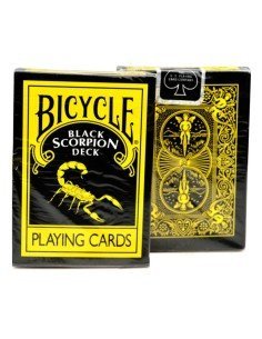 Juego de Cartas Bicycle Black Scorpion Playing Card mazo para trucos de Magia Pocker importada