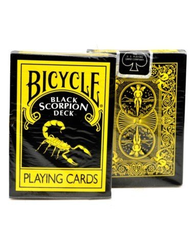 Juego de Cartas Bicycle Black Scorpion Playing Card mazo para trucos de Magia Pocker importada