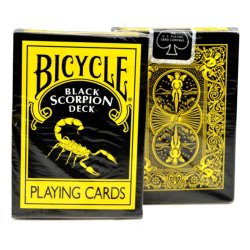 Juego de Cartas Bicycle Black Scorpion Playing Card mazo para trucos de Magia Pocker importada