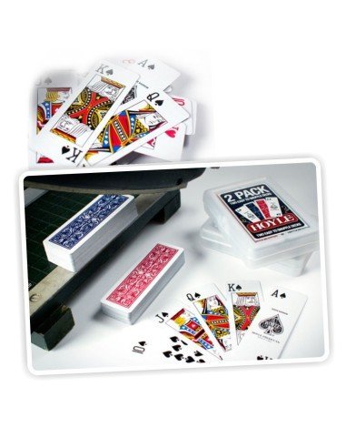 2 Juegos de cartas Bicycle Hoyle Slice tamaño especial Playing Cards Baraja Naipe Pocker importadas