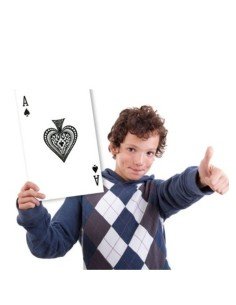Juego de Cartas Pocker Grande 30 x 20cm 2