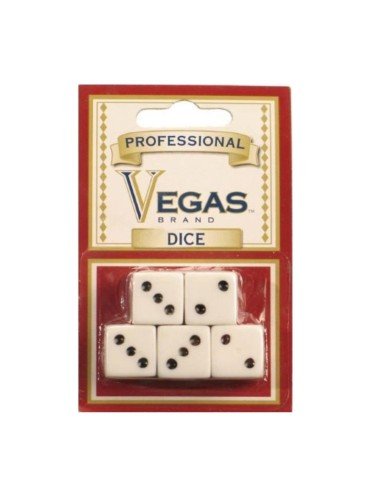 Juego de 5 dados Bicycle en acrílico de alta calidad