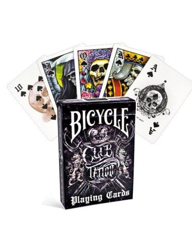 Juego de Cartas Bicycle Club Tatoo Playing Cards Baraja Pocker Originales