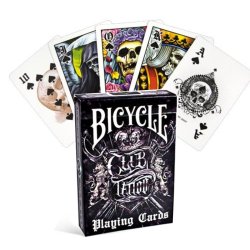 Juego de Cartas Bicycle Club Tatoo Playing Cards Baraja Pocker Originales