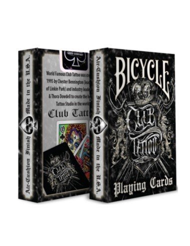 Juego de Cartas Bicycle Club Tatoo Playing Cards Baraja Pocker Originales
