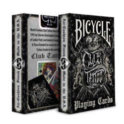 Juego de Cartas Bicycle Club Tatoo Playing Cards Baraja Pocker Originales