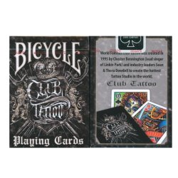 Juego de Cartas Bicycle Club Tatoo Playing Cards Baraja Pocker Originales