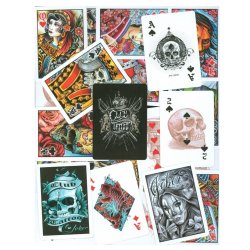 Juego de Cartas Bicycle Club Tatoo Playing Cards Baraja Pocker Originales