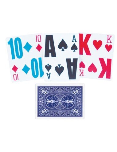 Juego de Cartas Bicycle E-Z See Lo Vision Rojo visión reducida