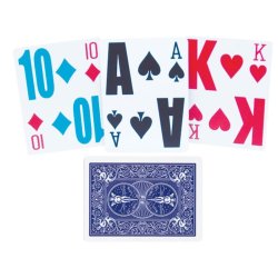 Juego de Cartas Bicycle E-Z See Lo Vision Rojo visión reducida