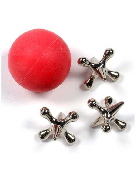 Juego de Jacks Metálicos tradicional Yaxes 