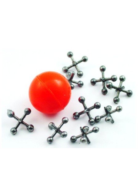 Juego de Jacks Metálicos tradicional Yaxes 