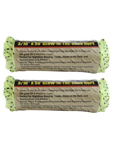 Lazo cuerda Glow in the dark, brilla en la oscuridad divertido