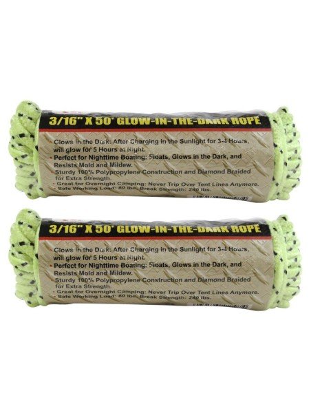 Lazo cuerda Glow in the dark, brilla en la oscuridad divertido