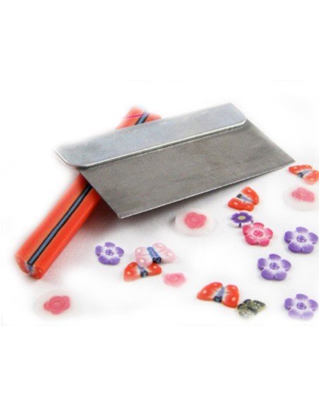 Cuchilla especial para rebanar las barritas de fimos, cuchilla super afilada Nail Art