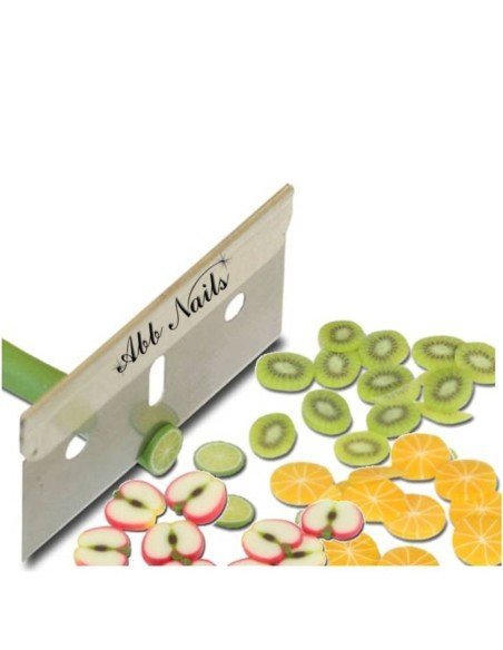 Cuchilla especial para rebanar las barritas de fimos, cuchilla super afilada Nail Art