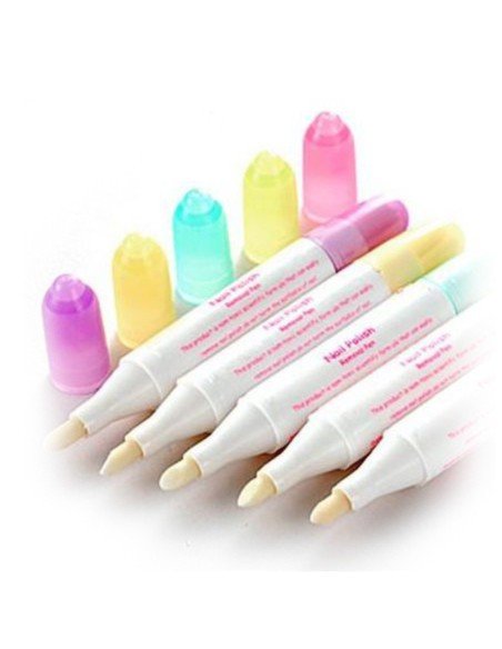 Lápiz recargable con Removedor de uñas decoración delineador