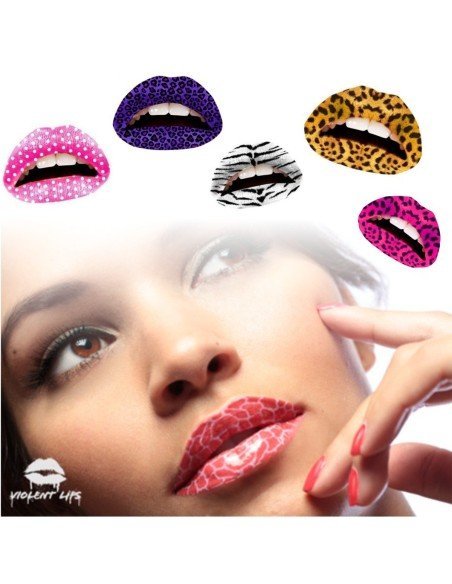 Labial en sticker tatoo duradero, fácil de colocar y diseños exclusivos