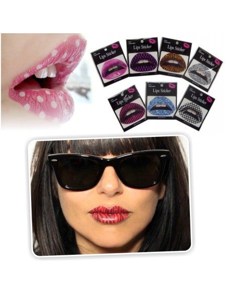 Labial en sticker tatoo duradero, fácil de colocar y diseños exclusivos Labial en sticker tatoo duradero, fácil de colocar y diseños exclusivos