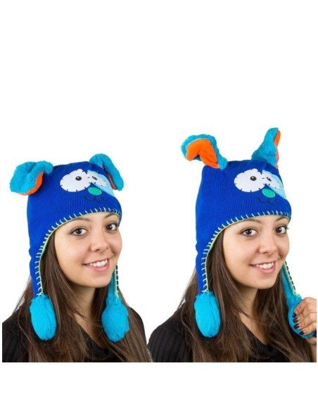 Sombrero Divertido Gorro Hat Flipper Puppy Azul