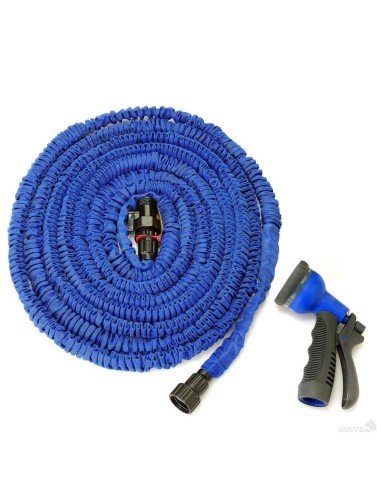 Manguera Retráctil X Hose de 22.5 mts con Pistola de 7 funciones