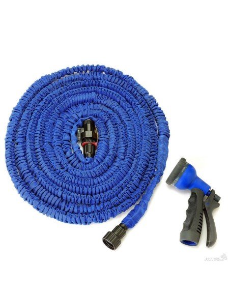 Manguera Retráctil X Hose de 22.5 mts con Pistola de 7 funciones