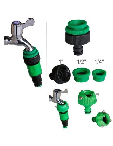 Manguera Retráctil X Hose de 22.5 mts con Pistola de 7 funciones