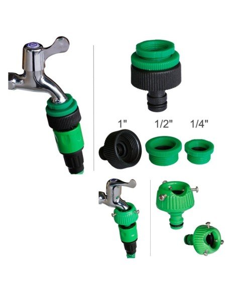 Manguera Retráctil X Hose de 22.5 mts con Pistola de 7 funciones