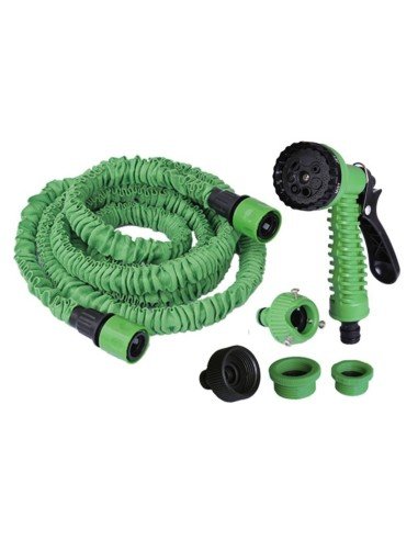 Manguera Retráctil X Hose de 22.5 mts con Pistola de 7 funciones