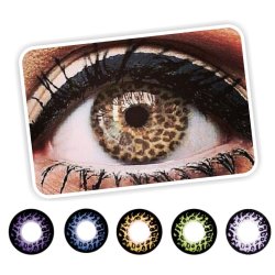 Lentes de contacto Cosméticos Animal Print