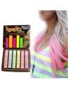 Caja de 6 Tizas UV Glow tinte temporal Hair Chalk